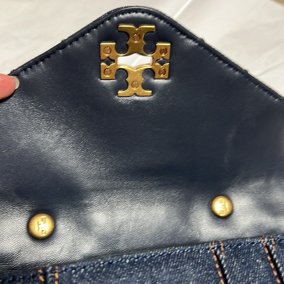 Tory Burch Kira Denim Handbag - Picture 13 of 16